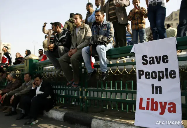 Egyptian protesters attend the Friday demonstration at the Tahrir Square in Cairo, Egypt, Friday, March 4, 2011. Egyptian Prime Minister designate Essam Sharaf vowed before thousands of mostly young demonstrators at the...