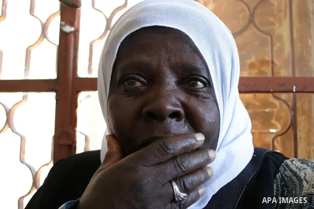 A Palestinian woman cries before the funeral of Hamas militant Abed Majid Daodin in the West Bank village of Dura, Friday, May 29, 2009. Daodin was killed in a shootout with Israeli troops Thursday after the military say...