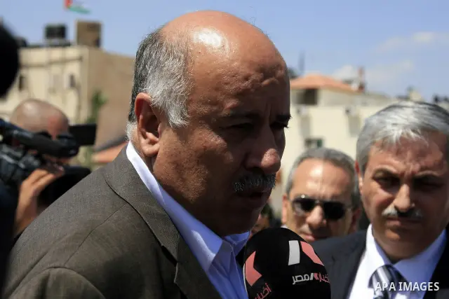 Jebrel Rajoub, member of the new elected Fatah movement Central Committee in the West Bank town of Ramallah on 13 August 2009. Photo by Issam Rimawi