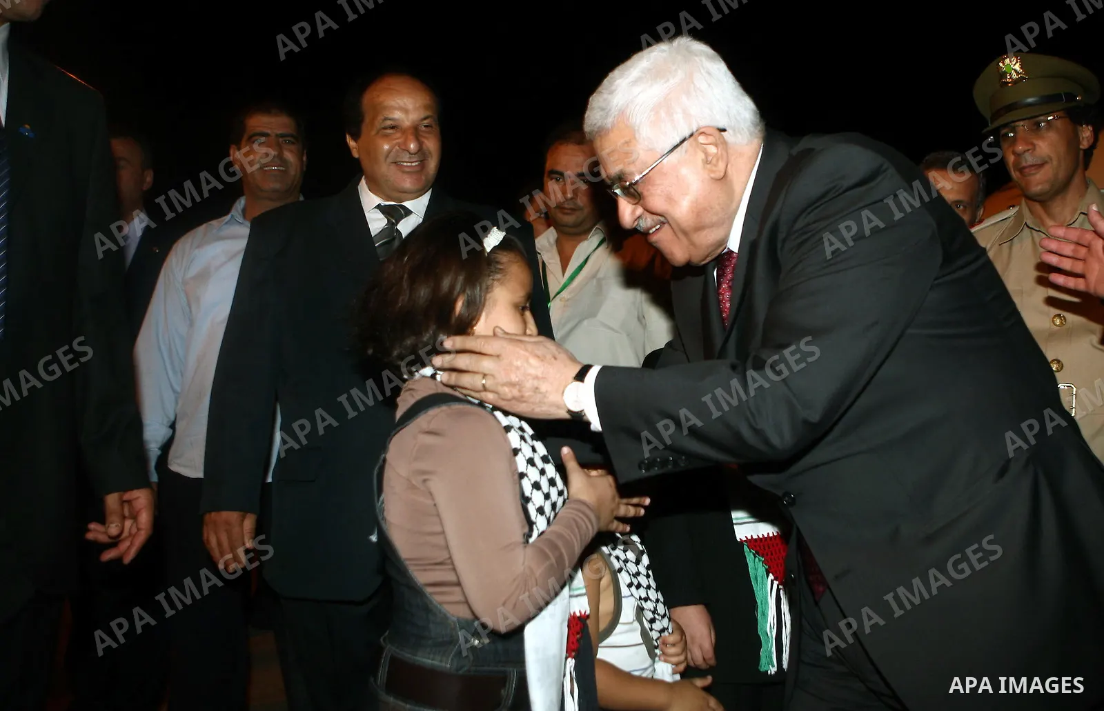 Palestinian PresidentMahmoud Abbas (Abu Mazen) during his visit to Libya on Aug 31,2009 photo by - Thaer Ganaim