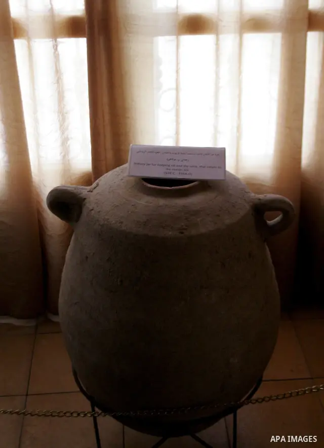 An ancient remains is seen in the ancient Basha's Palace museum in Gaza City on July 15, 2010. The Basha's Palace stands out as a building of historic value in the centre of Gaza City. The Emperor Napoleon considered it...