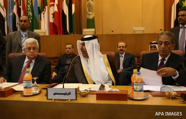 Palestinian President Mahmoud Abbas (Abu Mazen) participates in the meeting of the Arab Monitoring Committee in the Egyptian capital of Cairo on July 29,2010. Photo by Thaer Ganaim