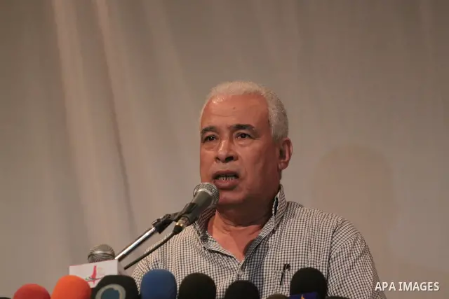 Palestinian supporters of the Popular Front for Liberation Palestine attend a celebration in the ninth anniversary to assassination of the leader Abu Ali Mustafa, in Gaza city on August 26,2010. Photo by Mohammed Asad