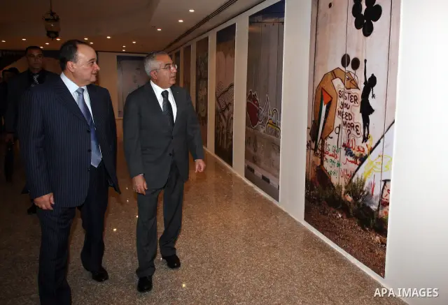 Palestinian Prime Minister Salam Fayyad, during the commemoration of the sixth anniversary of the late Palestinian leader Yasser Arafat , which was organized by Yasser Arafat, Foundation - Ramallah , the West Bank city o...