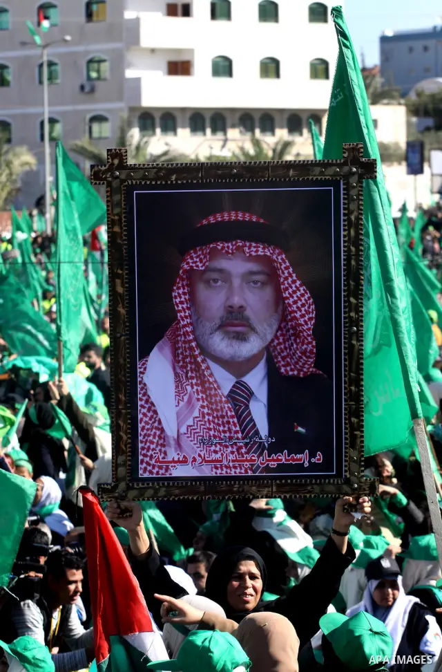 Palestinian Hamas supporters attend a Hamas rally in Gaza City December 14, 2010. The rally marks the 23rd anniversary of the founding of the Hamas movement. Photo by Mohammed Asad