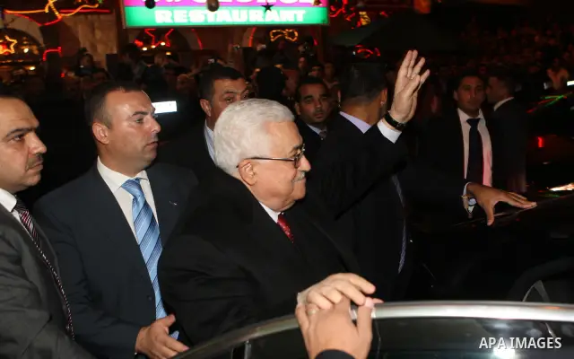 Palestinian President Mahmoud Abbas (Abu Mazen) during the opening of the tourist information center, in the West Bank City of Bethlehem on Dec. 24,2010. Photo by Thaer Ganaim