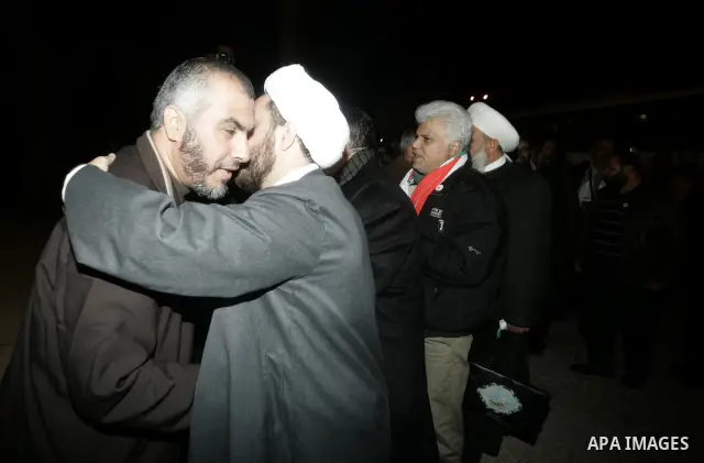 Pro-Palestinian activists recieve a cheering welcome by Palestinians upon the arrival of the "Asia 1" convoy to the Gaza Strip through Rafah border crossing between Egypt and southern Gaza Strip, Jan. 3, 2011. The Asia 1...