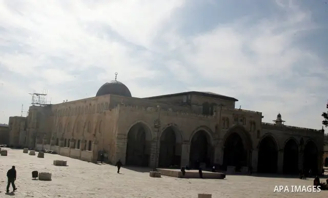 A view to Alaqsa Mosque in east Jerusalem, Monday, Jan. 24, 2011. Palestinians were prepared to compromise over two of the toughest issues, Jerusalem and refugees, during peace talks in 2008, according to a report by the...