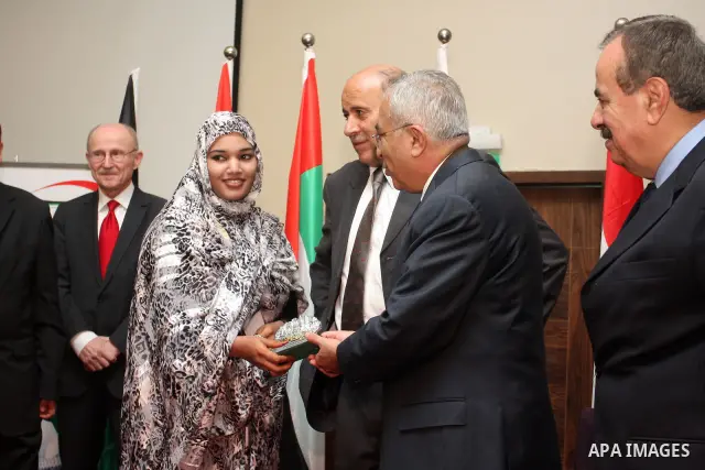 Palestinian Prime Minister Salam Fayyad during the opening of the Arab Media Forum Sports first in Palestine in West Bank city of Ramallah on February 9, 2011. Photo by Issam Rimawi