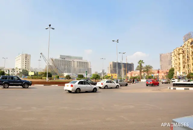 Egyptian people participate in their daily life in Cairo, Egypt on Feb. 17,2011. Mubarak's departure set off a chain reaction around the Middle East, with anti-government demonstrations reported Wednesday in Libya, Bahra...