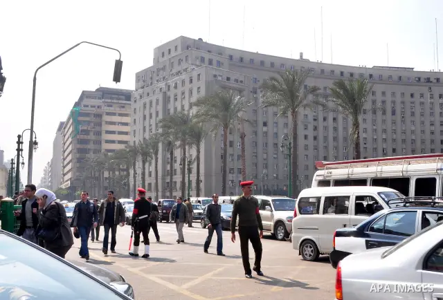 Egyptian people participate in their daily life in Cairo, Egypt on Feb. 17,2011. Mubarak's departure set off a chain reaction around the Middle East, with anti-government demonstrations reported Wednesday in Libya, Bahra...