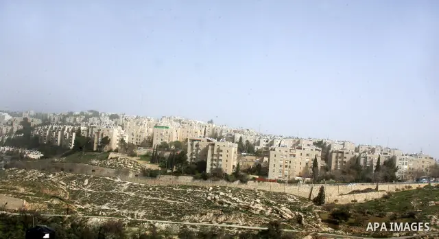 A view of a Jewish settlement called "Harmoun Hanatsev" in the east Jerusalem on Feb. 20,2011. The United States vetoed a resolution that received 14 votes in favour from the United Nations Security Council's 15 members,...
