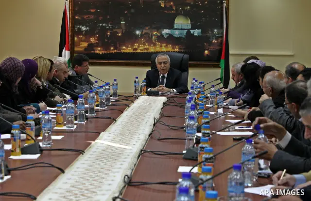 Palestinian prime minister Salam Fayyad, during a consultation meeting with defense organizations for Palestinian prisoners, about the formation of new government, in the West Bank City of Ramallah on Feb. 24, 2011. Phot...