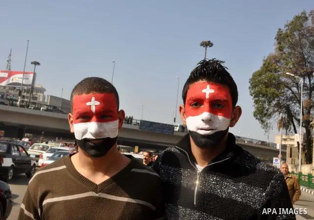 Demonstrators take part in a protest at Tahrir Square in Cairo, Egypt, Friday, March 4, 2011. Egypt's new prime minister designate has vowed before thousands of mostly young demonstrators at a central Cairo square that h...