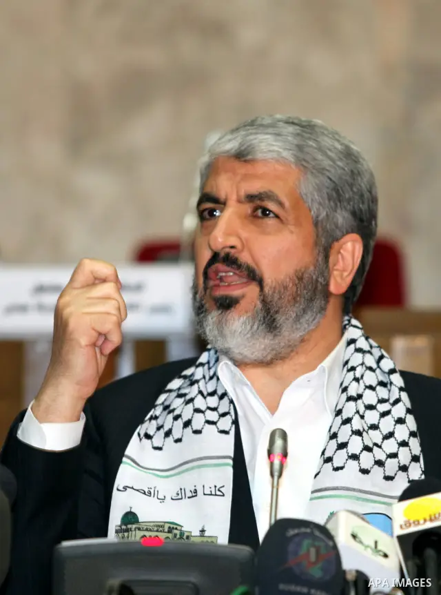 The head of the Hamas political bureau, Khaled Mashaal visits the Sudanese capital of Khartoum on March 5,2011. Photo by STR
