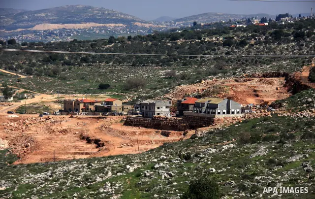Israeli jewish settlement of Kiryat Netafim is seen near the West Bank village of Salfit, Monday, March 14, 2011. The U.S. Embassy said Monday it was "deeply concerned" by Israel's plans to build hundreds of new homes in...