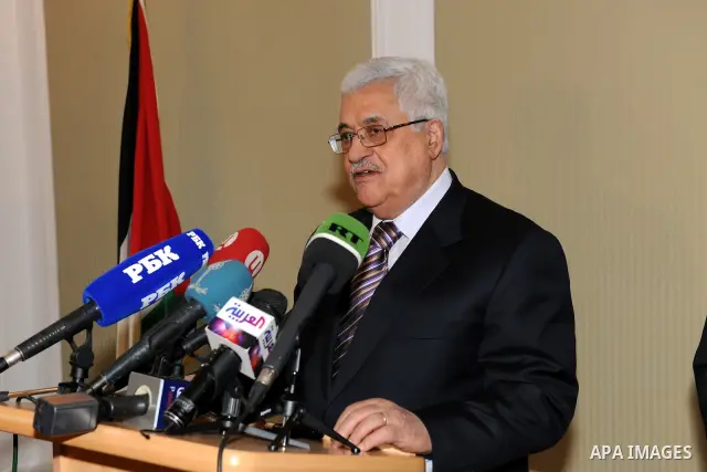Palestinian President Mahmoud Abbas opens the Palestinian embassy in Moscow, Russia 23 March 2011. Mahmoud Abbas is on a working visit in Russia which takes place ahead of a meeting of the Quartet of international mediat...