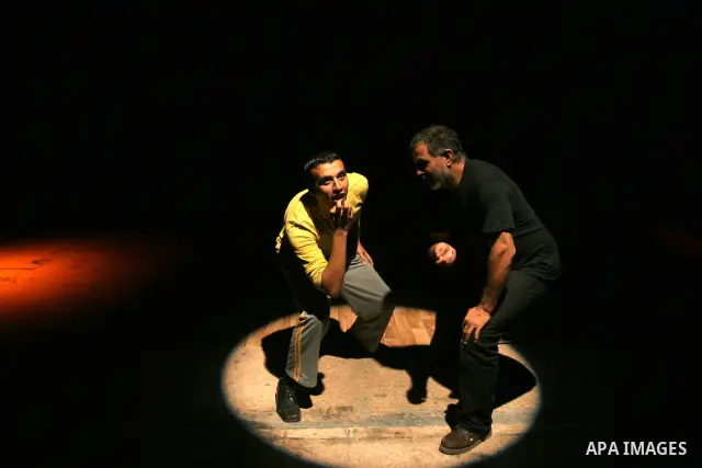 Juliano Mer Khamis is seen at the Freedom Theatre in Jenin refugee camp, near the West Bank city of Jenin in this picture taken October 30, 2008. A masked gunman shot dead on Monday the well-known Israeli actor and direc...