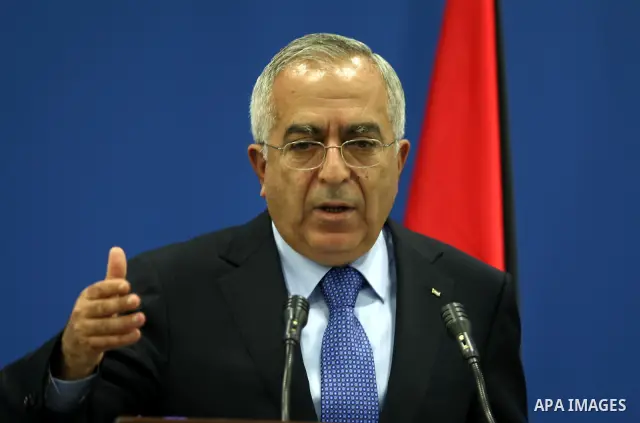 Palestinian Prime Minister, Salam Fayyad pspeaks during a press conference about the Israeli situation on the latest political developments in the West Bank city of Ramallah on May 2,2011. Photo by Mustafa Abu Dayeh