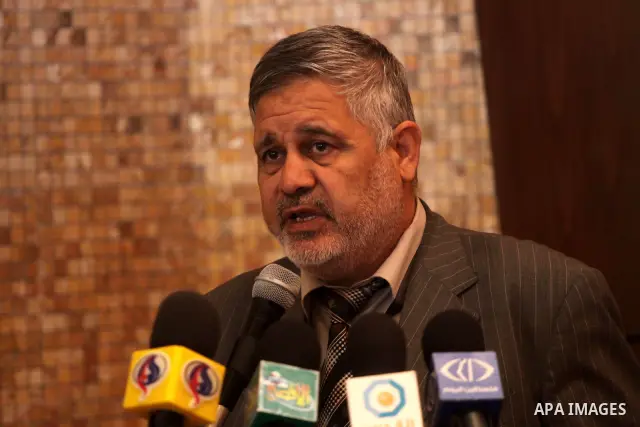 Palestinian political adviser to Prime Minister in Gaza Strip, Ahmed Yousef delivers a speech during a meeting about the reconciliation between Hamas and Fatah, in Gaza city on May 5,2011. Hamas movement has suggested tw...