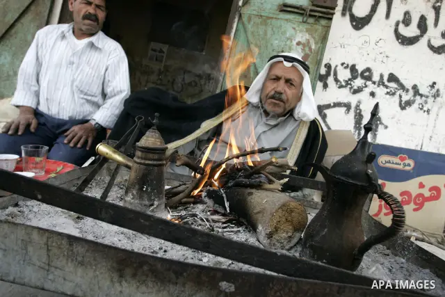 A Palestinian refugee, Ahmad Abd al-Ghani al-Akhras, 70 years old, from the Rafah refugee camp, sits in front of his house on May 10, 2011. Palestinians commemorate the 63rd anniversary of Nakba, or catastrophe, the Arab...