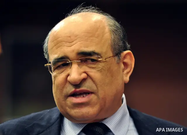 Egyptian Mustafa al-Faqi participates in the National Reconciliation Conference in Cairo, Egypt on May 21,2011. Photo by Ahmed Asad