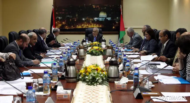 Palestinian Prime Minister, Salam Fayyad during the Palestinian Cabinet meeting in the west bank city of Ramallah on Jun 15, 2011. Photo by Mustafa Abu Dayeh