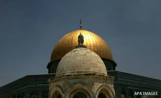 The Dome of the Rock is seen at the Al-Aqsa Mosques compound in Jerusalem's Old City on Jun 23, 2011. Photo by Mahfouz Abu Turk