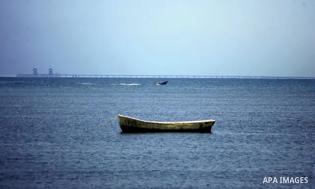 An empty boat is seen in the port of Gaza City, Tuesday, July 5, 2011, as pro-Palestinian activists from an international flotilla banned from setting sail for Gaza by Greek authorities occupied the Spanish Embassy in At...
