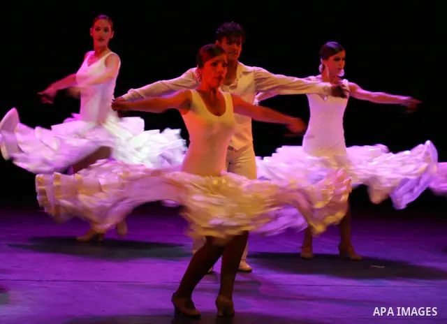 Flamenco Band 'Los Mulero' from Spain performs on the fourth day of the 13th Palestine International Festival in the West Bank town of Ramallah, 07 July 2011, The festival, organized by the Popular Art Center, will featu...
