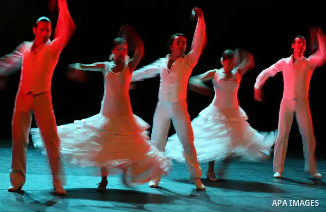 Flamenco Band 'Los Mulero' from Spain performs on the fourth day of the 13th Palestine International Festival in the West Bank town of Ramallah, 07 July 2011, The festival, organized by the Popular Art Center, will featu...
