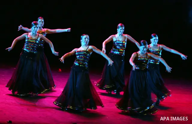 Flamenco Band 'Los Mulero' from Spain performs on the fourth day of the 13th Palestine International Festival in the West Bank town of Ramallah, 07 July 2011, The festival, organized by the Popular Art Center, will featu...