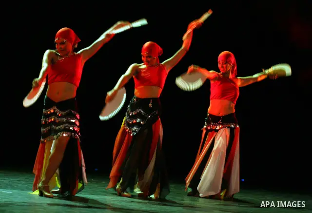 Flamenco Band 'Los Mulero' from Spain performs on the fourth day of the 13th Palestine International Festival in the West Bank town of Ramallah, 07 July 2011, The festival, organized by the Popular Art Center, will featu...