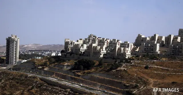 A part of jewish settlement of Harmoun Hanatsave near the Arab neighbourhood of Ras al-Amud in Jerusalem on July13,2011. Photo by Mahfouz Abu Turk