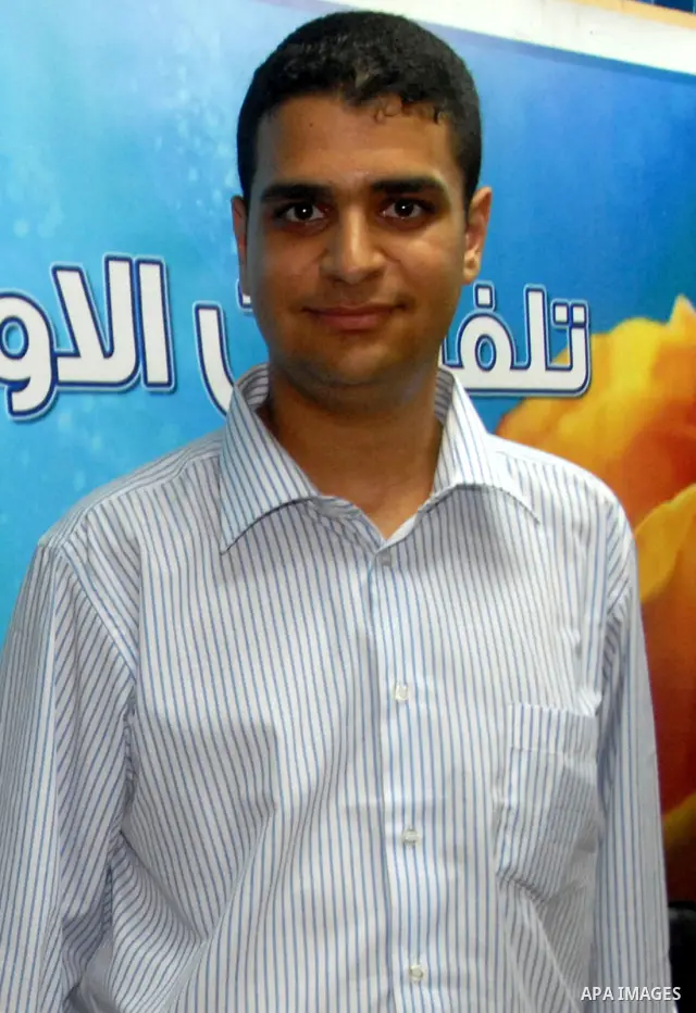 A Palestinian student from the top ten in the general secondary certificate in Palestine, Heil Farid Hosni Abdel Razek with average of 99.7 % , is greeted by his family in the West Bank city of Tulkarm , Sunday, July 24,...