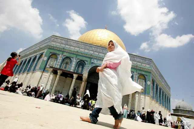 Palestinians gather for prayers at the Al Aqsa Mosque in Jerusalem, on the second Friday of the Muslim holy month of Ramadan, Friday Aug. 12, 2011. Muslims around the world are observing the holy fasting month of Ramadan...