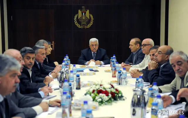 Palestinian President Mahmoud Abbas (Abu Mazen) during the Executive Committee meeting in the West Bank city of Ramallah on Sep. 8, 2011. Photo by Mufeed Abu Hasnah