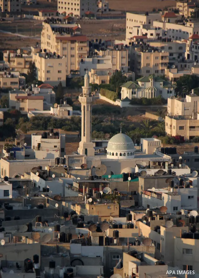 A general view of the Jenin refugee camp Shows the Monuments, landscapes, Streets, alleys and lanes in the West Bank city of Jenin , on Sep. 12, 2011. Photo by Wagdi Eshtayah