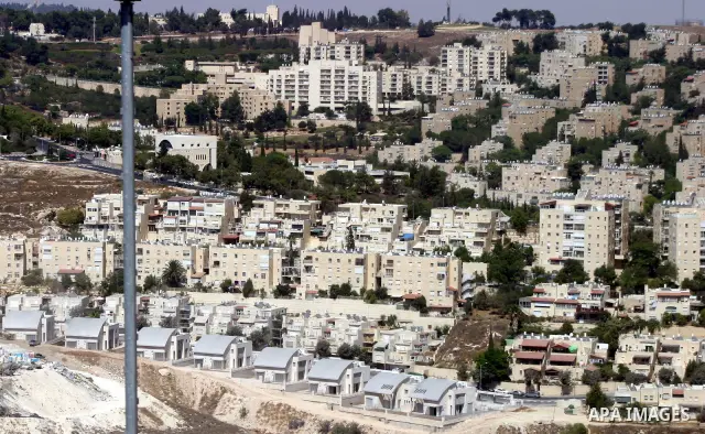 A picture shows a general view of the Jewish settlement of Har Homa in east Jerusalem on Sep. 15,2011. A diplomatic showdown looms at the United Nations this month when Palestinian President Mahmoud Abbas is expected to...