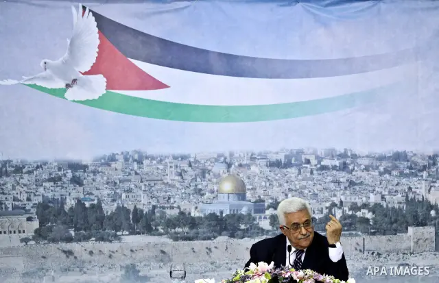 Palestinian President Mahmoud Abbas speaks about his bid for statehood recognition at the United Nations next week, during a televised speech in the West Bank city of Ramallah September 16, 2011. Abbas said on Friday he...