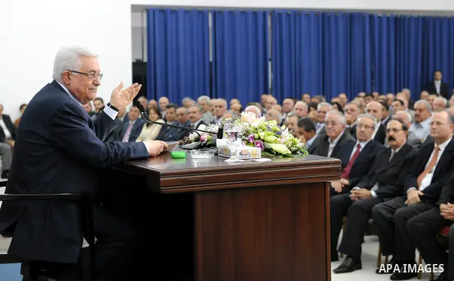 Palestinian President Mahmoud Abbas speaks about his bid for statehood recognition at the United Nations next week, during a televised speech in the West Bank city of Ramallah September 16, 2011. Abbas said on Friday he...