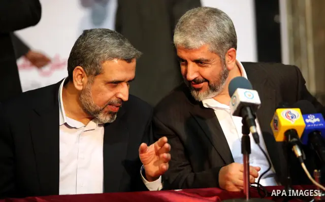 Palestinian factions after the end of the Fifth International conference to support the Palestinian Intifada, in Tehran, "Iran", on Oct. 1-2, 2011. Photo by Mohammed Hams