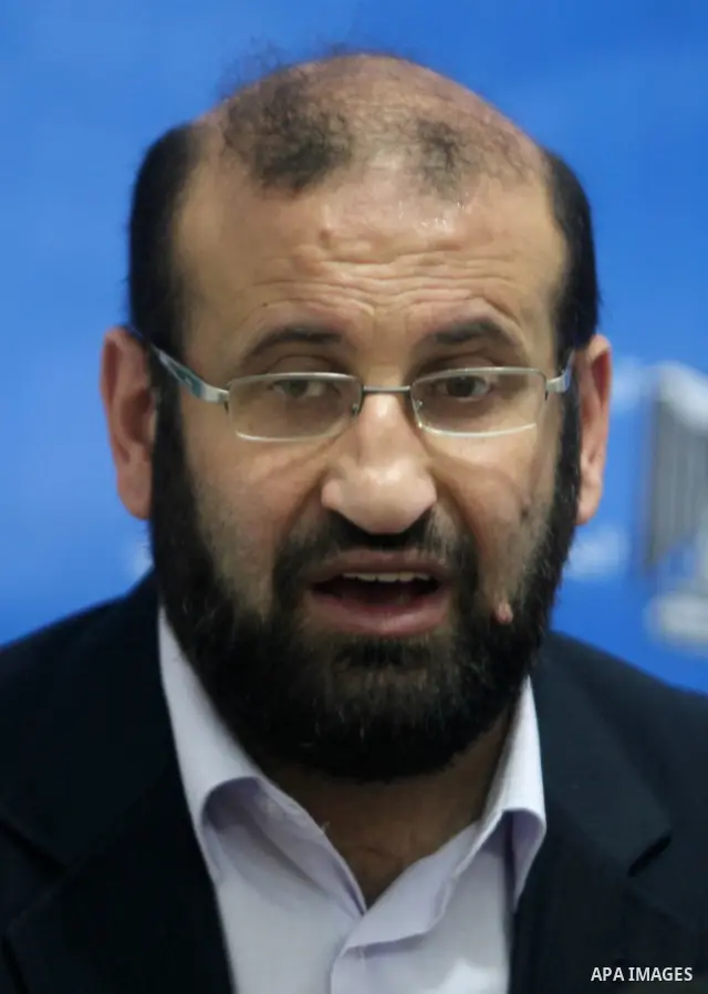 Head of Palestinian Energy Authority, Kanan Obeid , during a press conference about the work of the electricity company in Gaza City, on Oct, 08, 2011. Photo by Ashraf Amra.