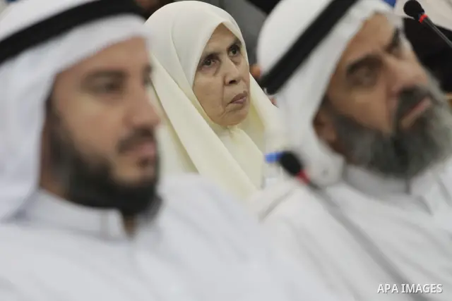 A member of Hamas Parliament Marim Farahat, attend a session of the Palestinian parliament to discuss the issue of the Palestinian prisoners jailed in Israel, in Gaza City on Oct. 09, 2011. Photo by Mohammed Asad