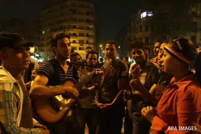 Nearly 3,000 Egyptian mourners gather in in Cairo's Tahrir Square on Oct.15, 2011, for a candlelight vigil in honor of Coptic Christians among 25 people killed in weekend clashes during a demonstration over an attack on...