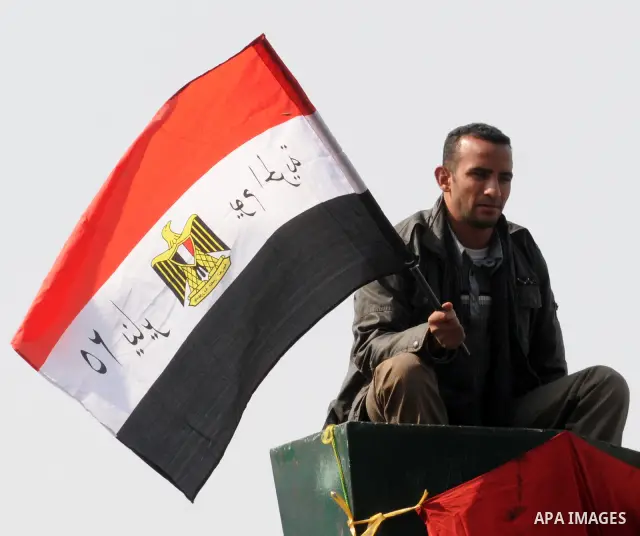 Egyptian demonstrators take part in a mass rally in Cairo's landmark Tahrir square on November 25, 2011 to demand an end to the military rule. The head of the military council tasked 79-year-old Kamal al-Ganzuri, who was...