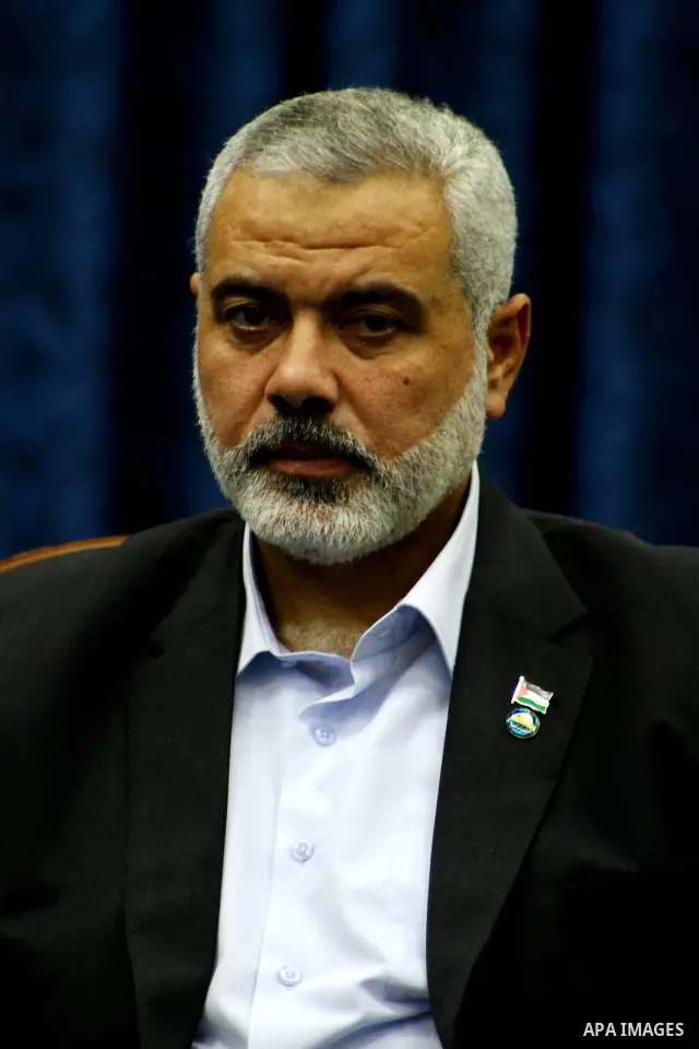 Palestinian Prime Minister in Gaza Strip, Ismail Haniyeh, receives the delegation from the Jordanian Hashemite Charity Organization, in Gaza City. 21. 2011. Photo by Ashraf Amra