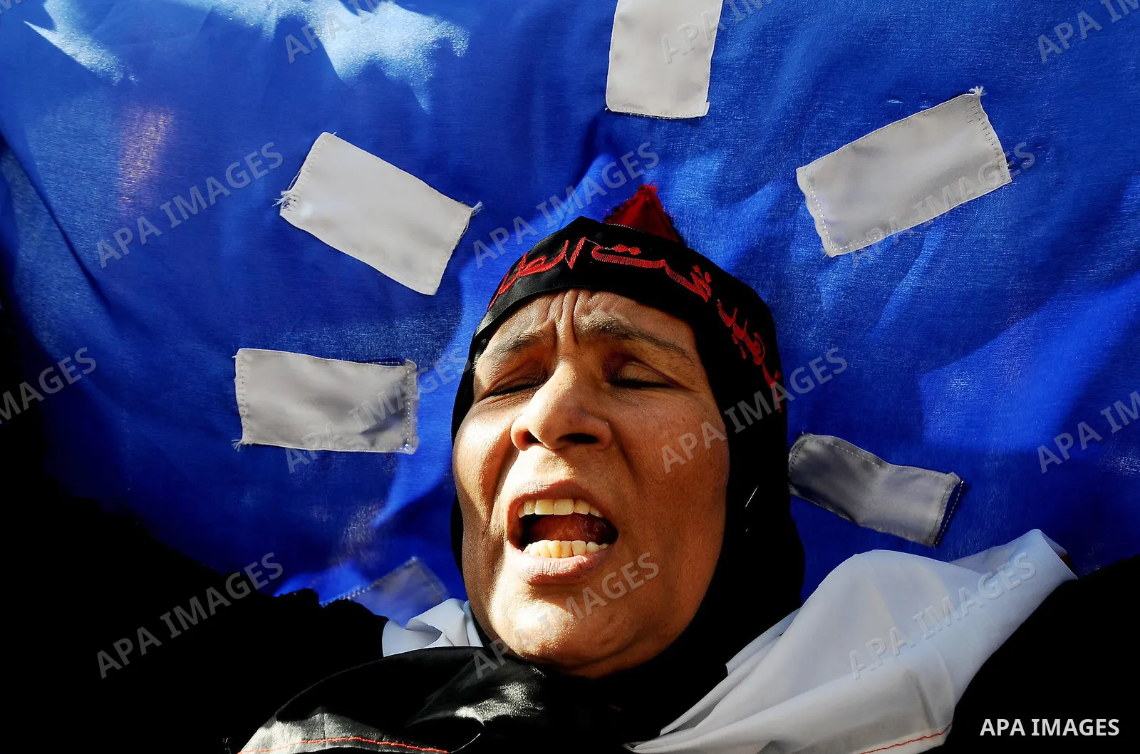 Egyptian protesters shout anti-military ruling council slogans during a protest at Tahrir Square, Cairo, Egypt Friday, Dec. 23, 2011. Several thousand Egyptians rallied in Cairo's central Tahrir Square Friday to denounce...