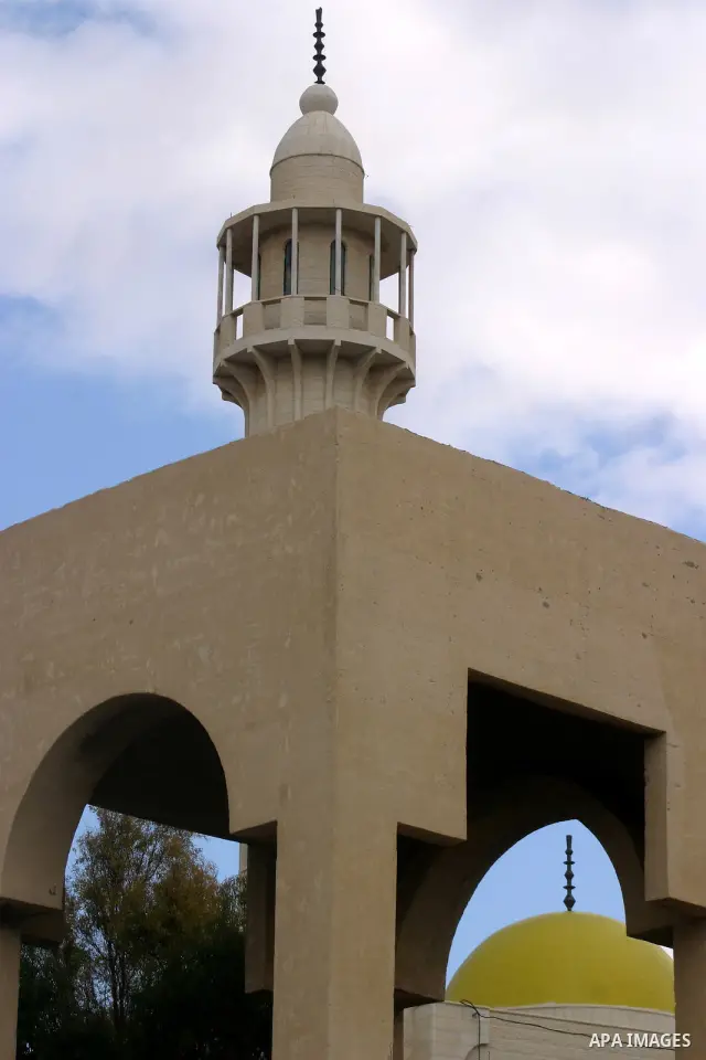 General veiw of the Mosque in the Jerusalem University, in Jerusalem's old city, on Jan. 18, 2012. Photo by Mahfouz Abu Turk