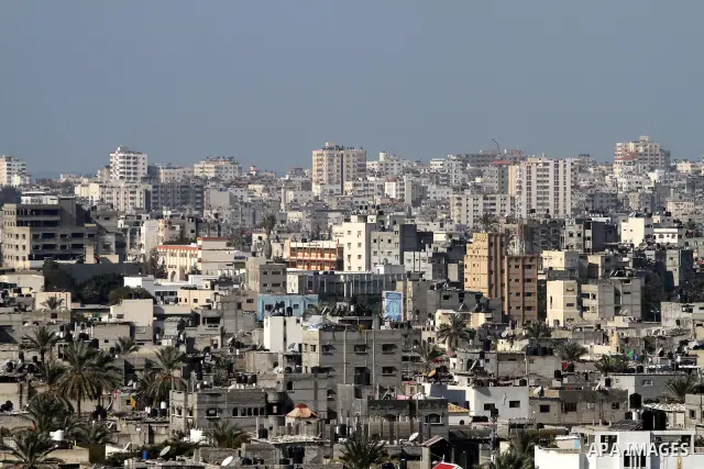 A general view to the northern in Gaza City, on Feb. 02, 2012. Photo by Mohammed Asad